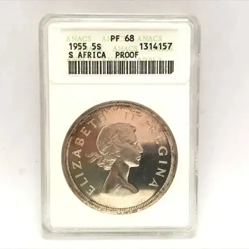 1955 South Union crown graded PF 68 by ANACS a Top Coin Only 2850 minted