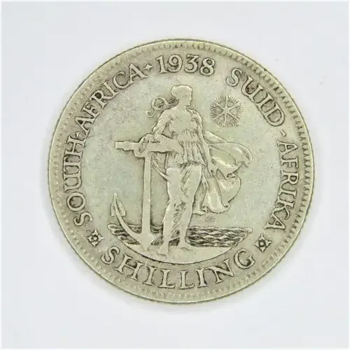 1938 SA Union Shilling - No stop after date - One of 2 I know of