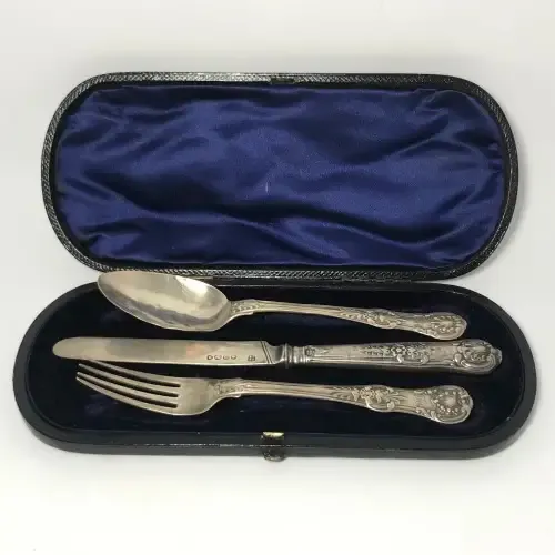 Hallmarked Silver Christening set - 50g