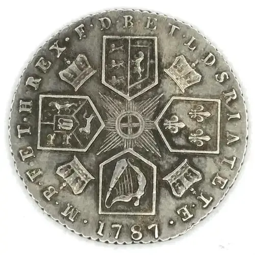 1787 Great Britain George 3 Sixpence - uncirculated