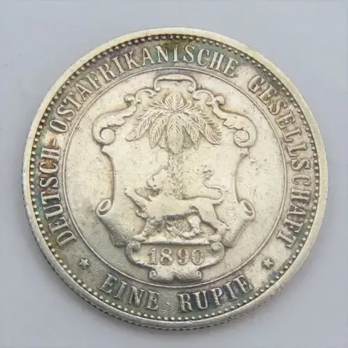 1890 German East Africa Deutsch OST Africa 1 Rupie