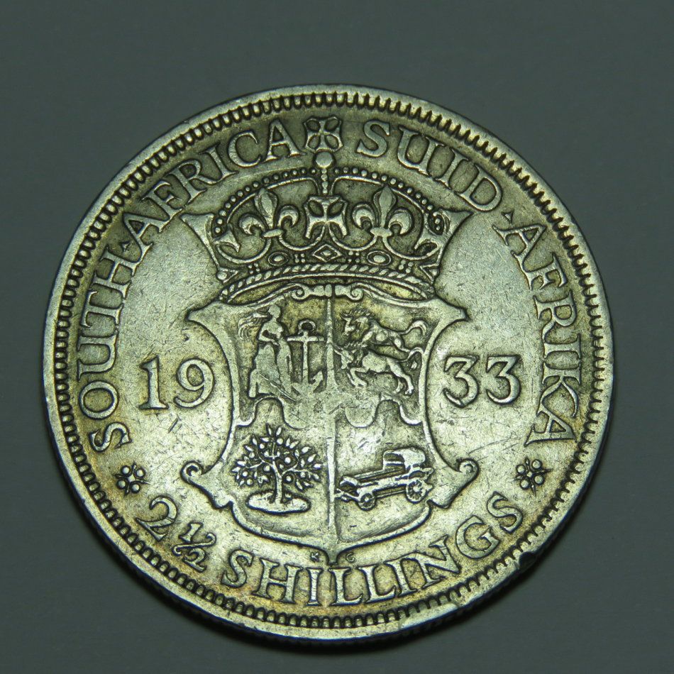1933 SA Union 2 1/2 shilling - VF