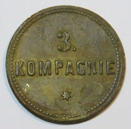 Herns#26a German South West Africa Windhoek 1 Mark 3 Kampagnie excellent condition