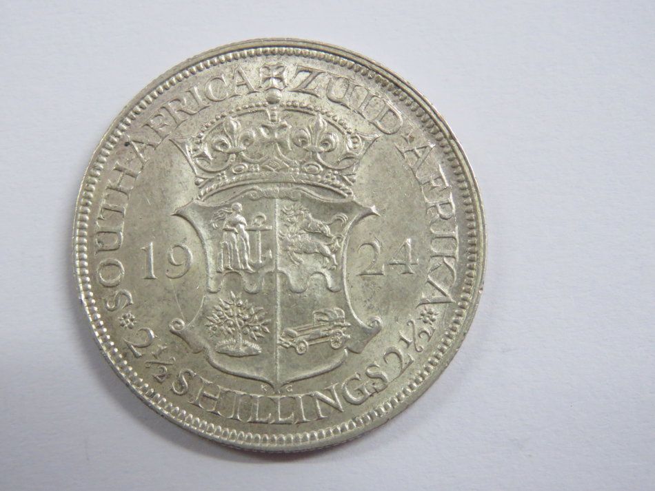 1924 SA Union half crown AU