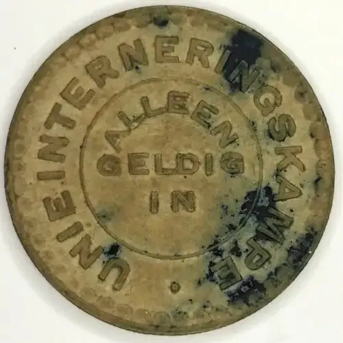 Union Internment camps 1d token
