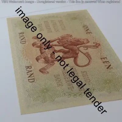 MH de Kock 4th Issue R1 banknote - Crisp Uncirculated