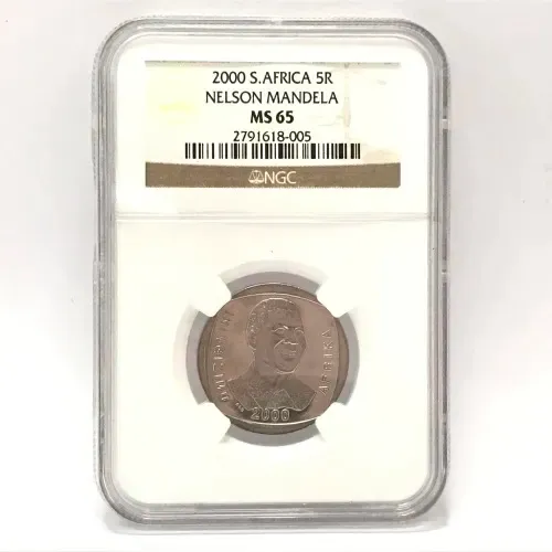 2000 RSA Mandela MS65 graded by NGC