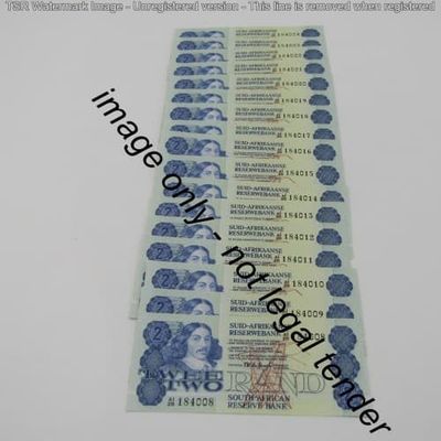 TW de Jongh 4rd Issue R2 bank notes with consecutive numbers - lot of 17
