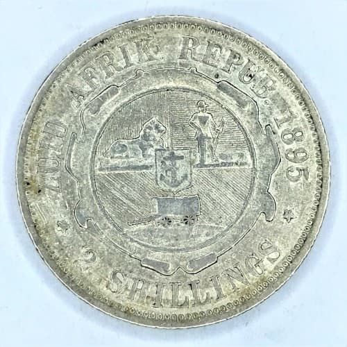1895 ZAR Kruger two shilling -