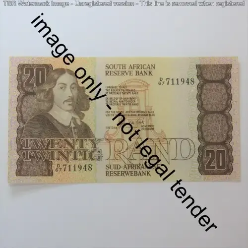GPC de Kock 1st Issue R20 banknote - Crisp uncirculated