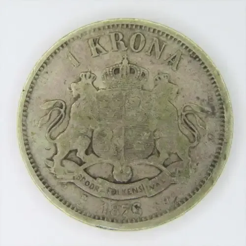 1876 Sweden Krona - scarce