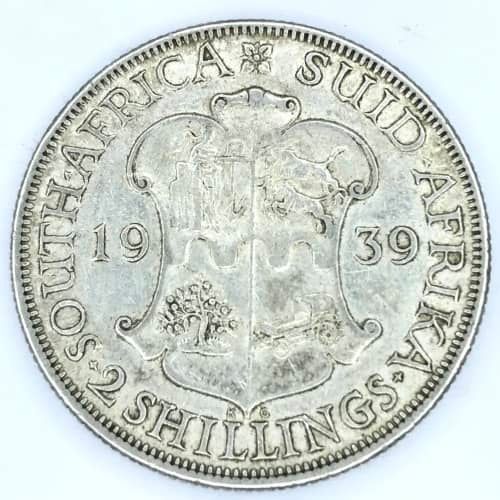 1939 SA Union Two Shilling - XF+