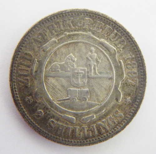 1897 ZAR Kruger 2 shillings EF