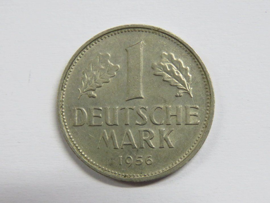 1956 Germany f 1 mark - AU+