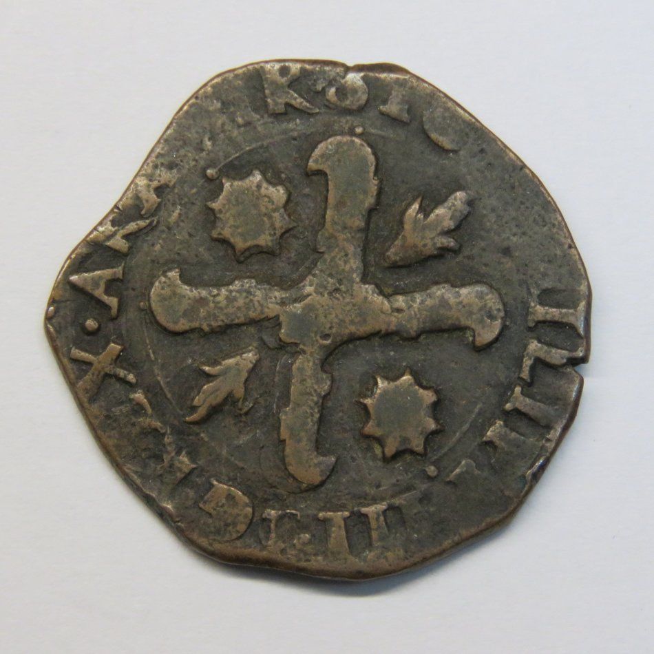 1599 Spain 4 tornese in relatively good condition