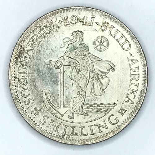 1941 SA Union Shilling - Uncirculated - Excellent