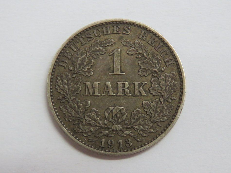 1913 Germany G 1 mark - Scarce - VF+