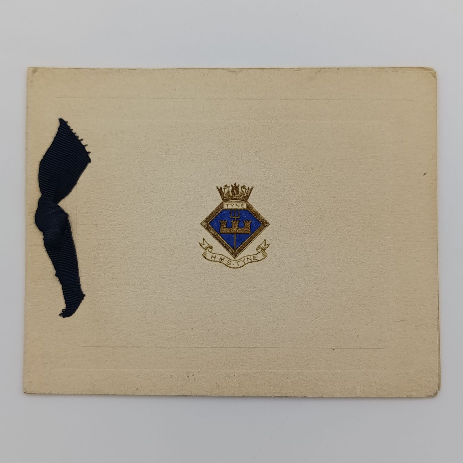 WW2 HMS Tyne Christmas greetings card