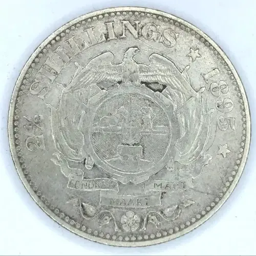 1895 ZAR Kruger Half Crown - aVF