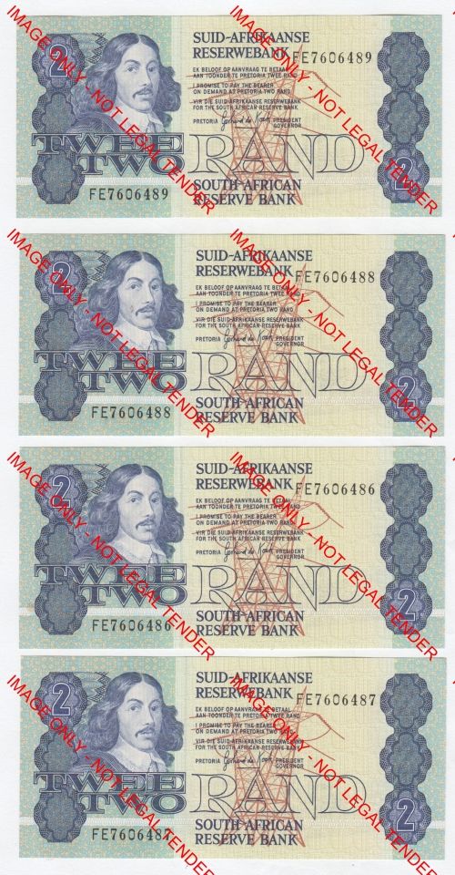 Lot of 32 3rd issue consecutive numbered R2 notes - Uncirculated