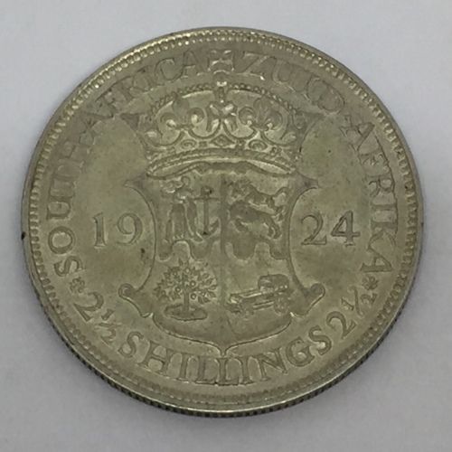 1924 SA Union half crown EF