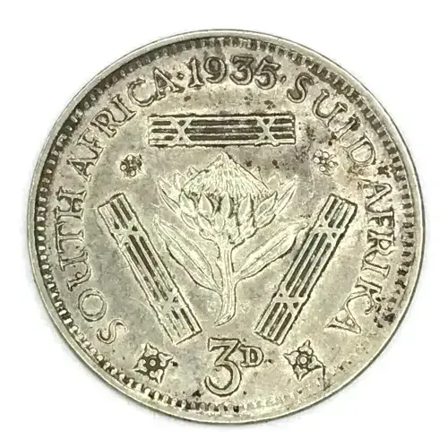 1936 SA Union Threepence - AU