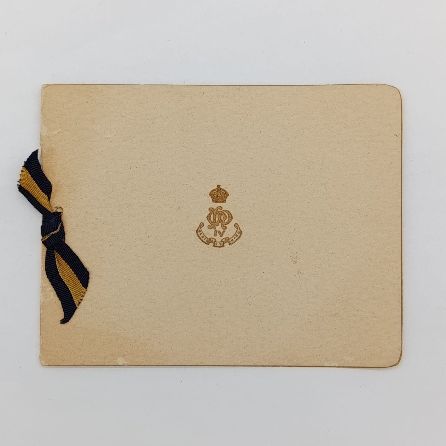 WW1 Period 4th Queen's Own Hussars Christmas Greetings card