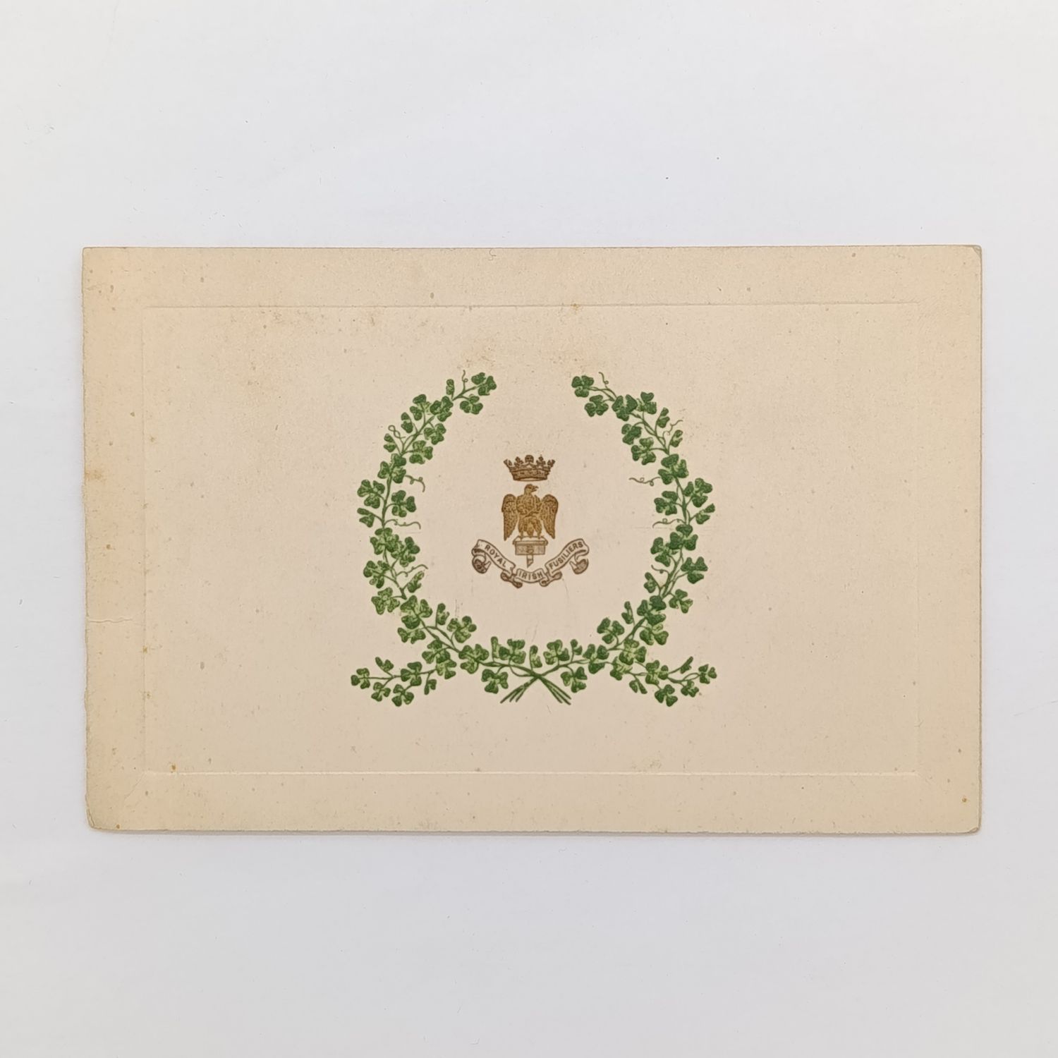 The Royal Irish Fusiliers in Cairo, Egypt 1926 Christmas greetings card with picture