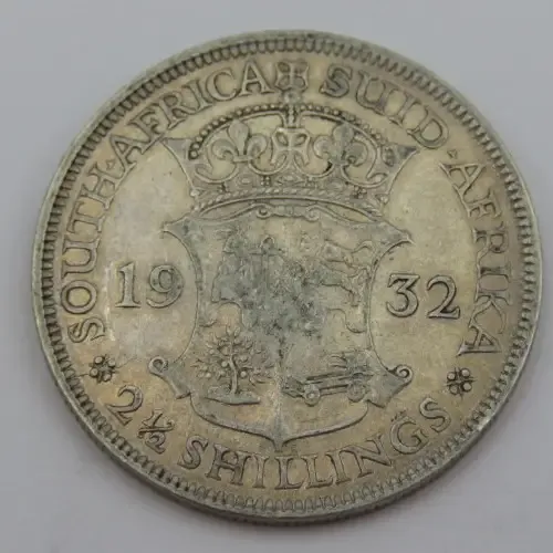 South Africa 1932 half crown XF