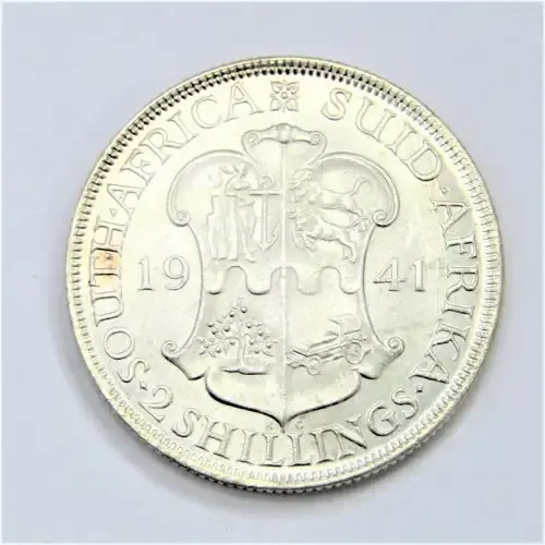 1941 SA Union Two shilling - UNC - Choice coin