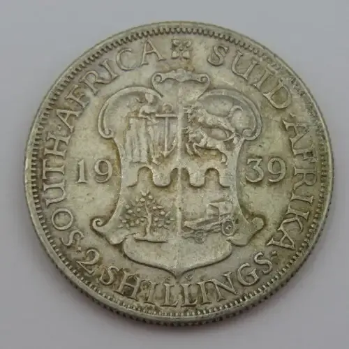 South Africa 1939 Two shilling VF