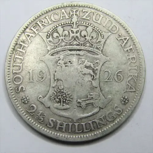 1926 ZAR George V half crown - Fine