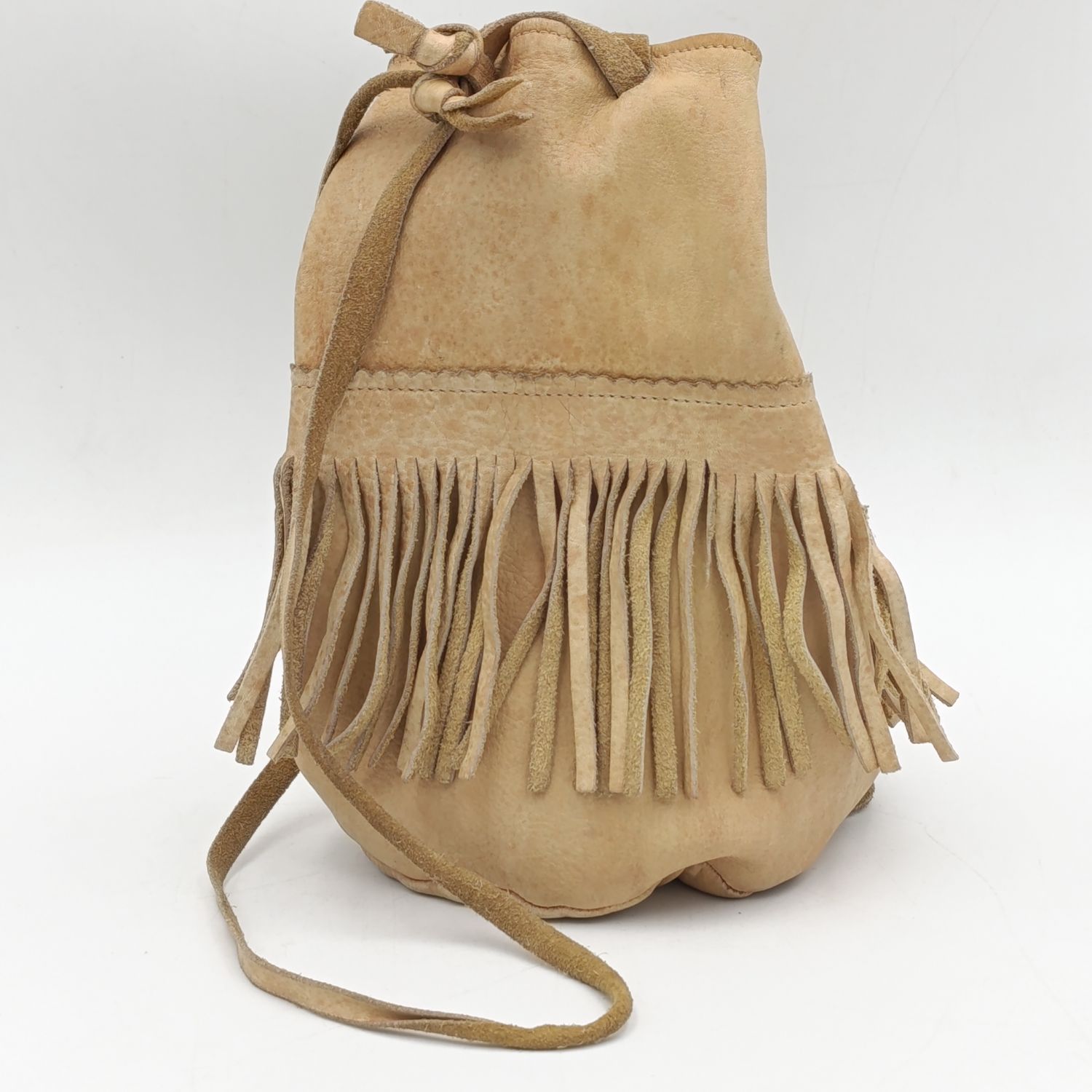 Handmade leather pocahantos style purse