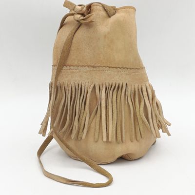 Handmade leather pocahantos style purse