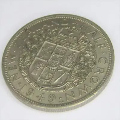 1949 New Zealand Half Crown - AU