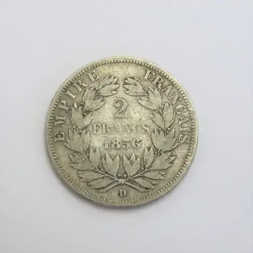 1856 France silver 2 Francs