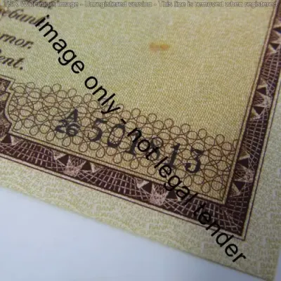 South Africa 1961 MH de Kock One Rand AU ( slight middle dent)