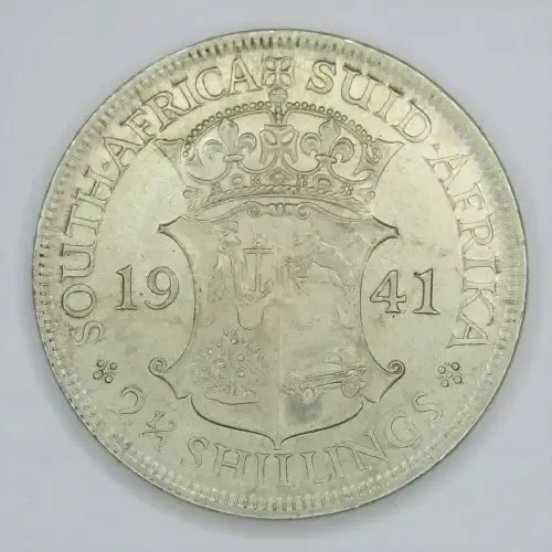 1941 SA Union Half Crown 2 1/2 Shilling