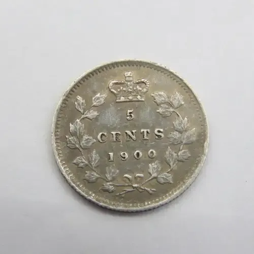 Canada 1900 Five cent XF+