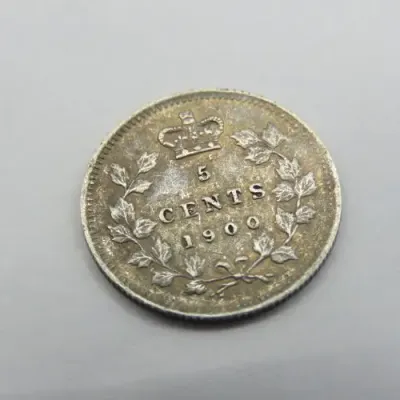 Canada 1900 Five cent XF+