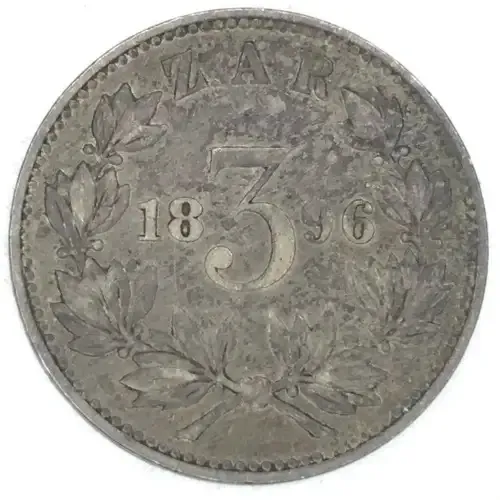 1896 ZAR silver Kruger 3d - X