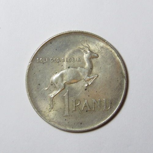 South Africa 1966 R1 double struck clearly visible on R and A of R1