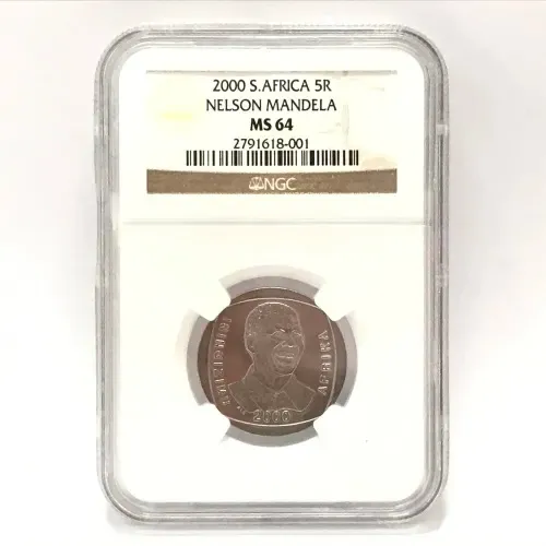 2000 RSA Mandela MS64 graded by NGC