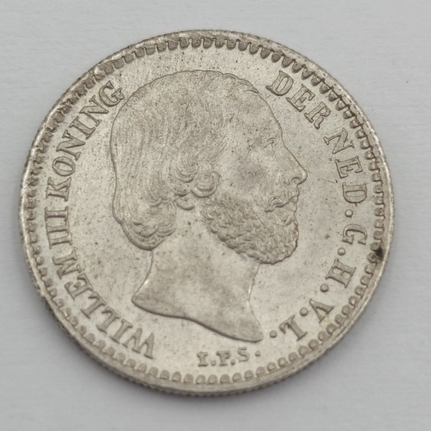 1884 Willem Netherlands 10 cent uncirculated