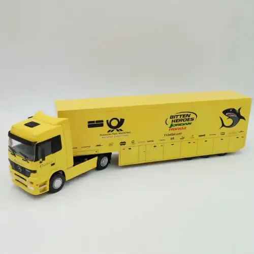 Formula 1 Mercedes-Benz Actros F1 transporter truck - Jordan Honda ` Bitten Heroes ` - scale 1/43