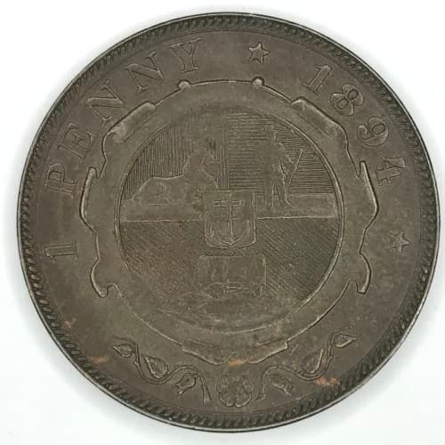 1894 ZAR Kruger Penny - XF