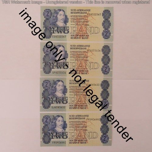 GPC de Kock lot of 30 R2 notes uncirculated 3rd issue