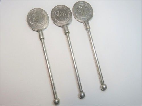 Lot of 3 Grand National Swizzle sticks