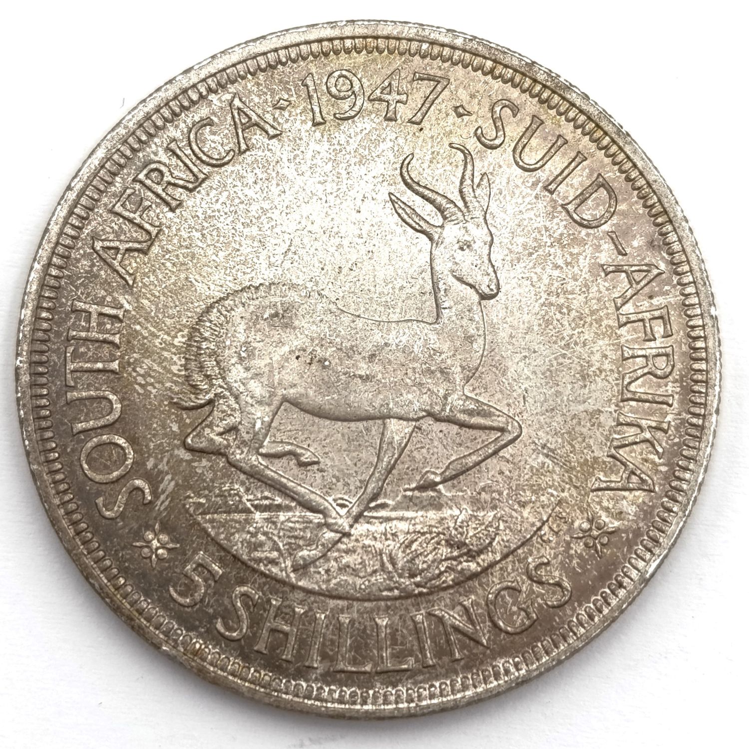 1947 SA Union silver crown uncirculated
