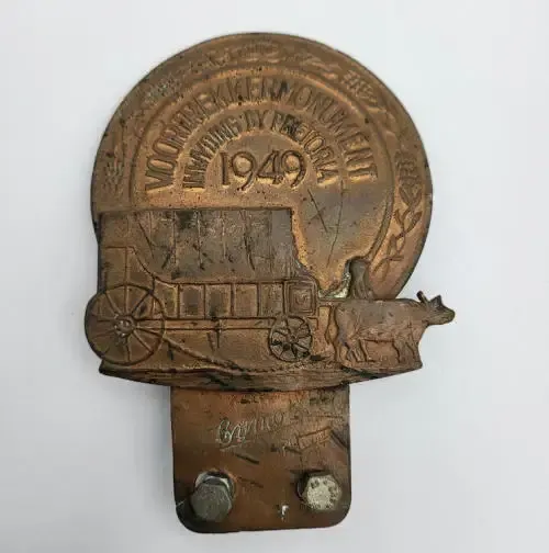 1949 Voortrekkermonument inauguration vehicle badge - (inwyding) Cymot
